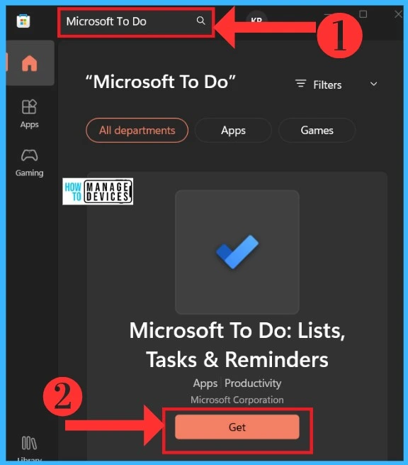 Detailed Overview of Microsoft To Do Application - Fig. 1