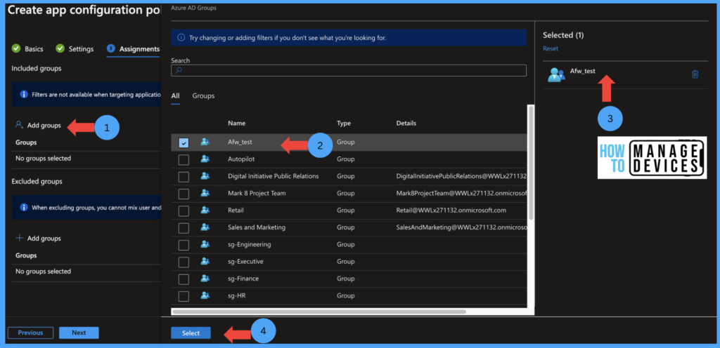 How to Create Application Configuration Policies for Managed Apps in Intune Fig: 7