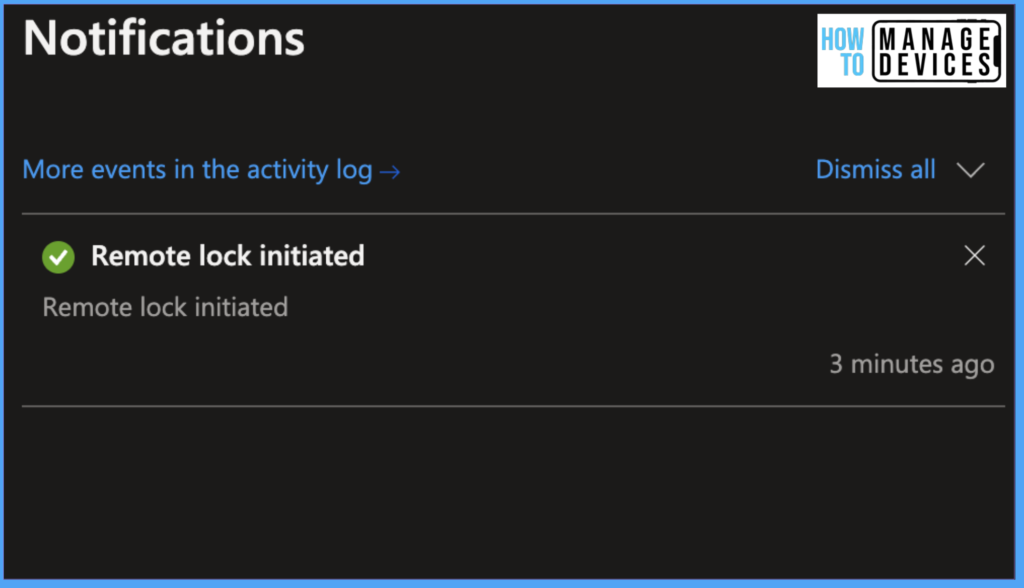 Best Guide to Remote Lock Devices using Intune Fig: 6