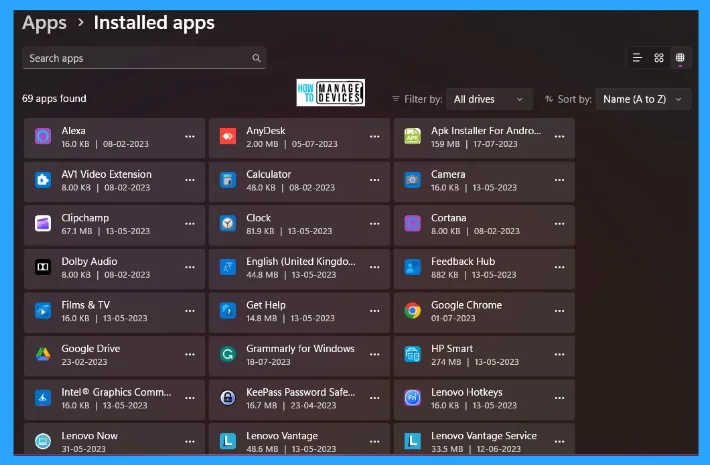 Safely Transfer Programs from OS Drive to Another Drive in Windows 11 - Fig. 4
