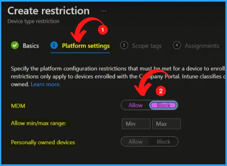 Intune Supported Device Platforms | Custom Baselines - fig.9