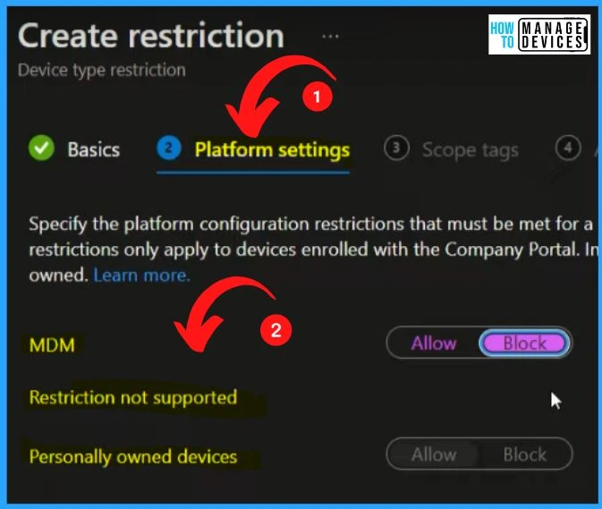 Intune Supported Device Platforms | Custom Baselines - fig.14