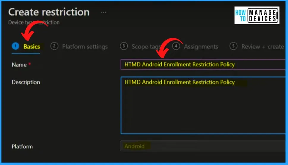 Intune Supported Device Platforms | Custom Baselines - fig.2