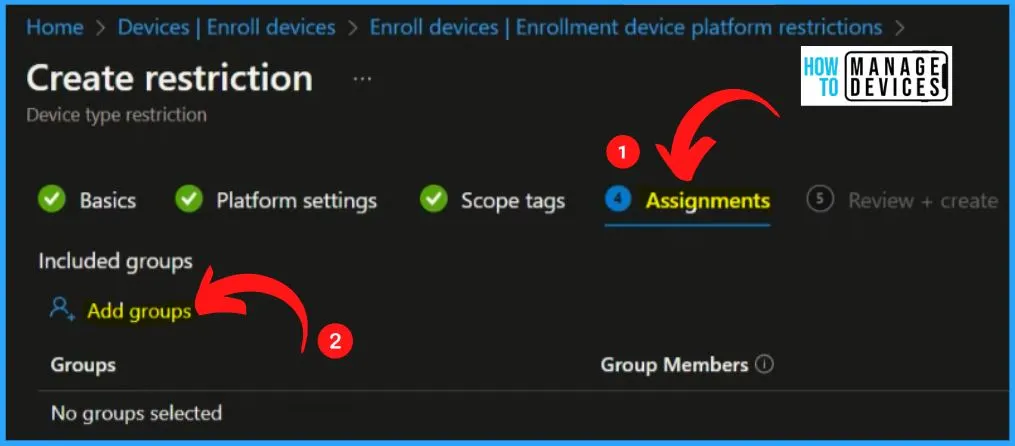 Intune Supported Device Platforms | Custom Baselines - fig.5