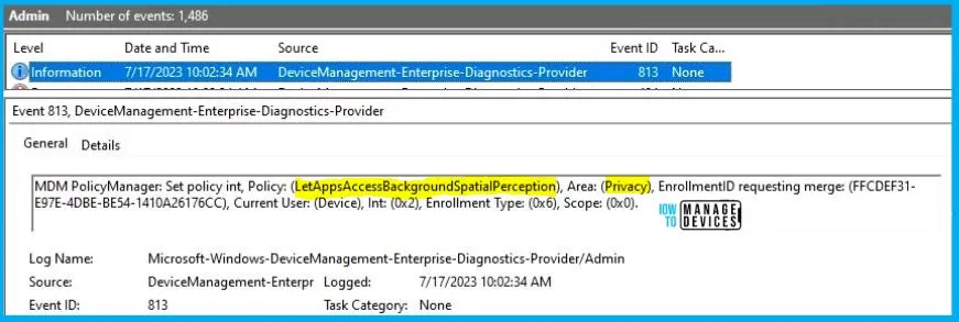 Let Apps Access Background Spatial Perception Policy Using Intune Fig.10