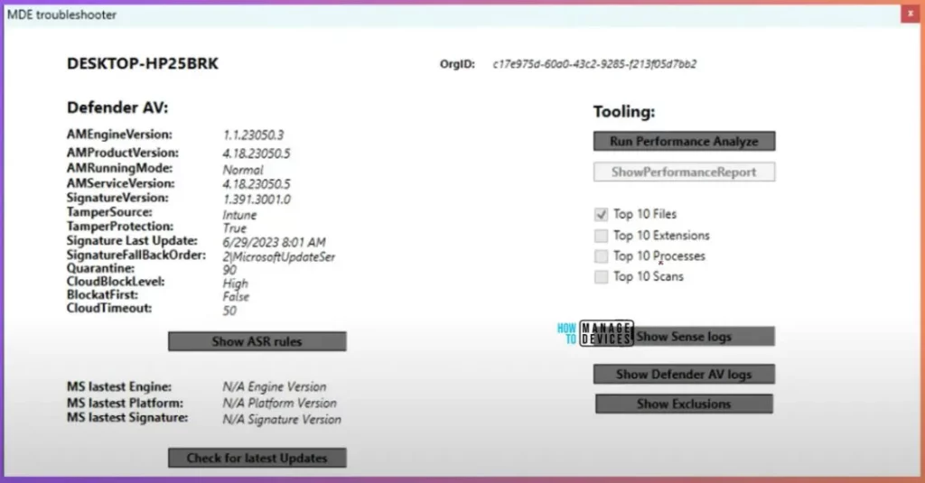 MDE Troubleshooting Tools | Microsoft Defender for Endpoint - fig.8