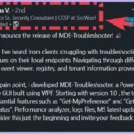 MDE-Troubleshooting-Tools