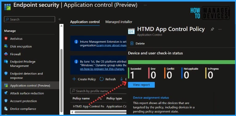 Manage approved apps for Windows devices with Intune Application Control policy Managed Installers Fig.10