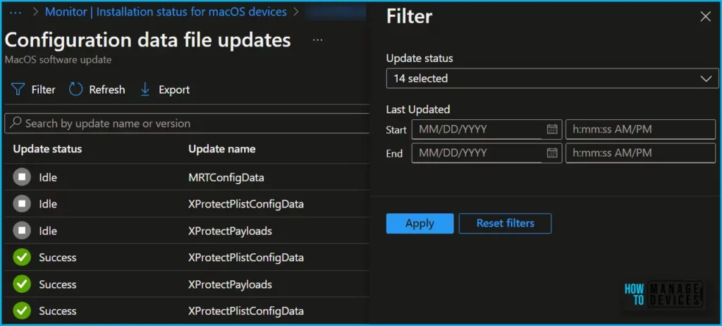 Monitor macOS Update Installation Status from Intune 1