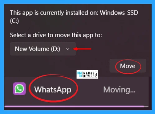 Safely Transfer Programs from OS Drive to Another Drive in Windows 11 - Fig. 6