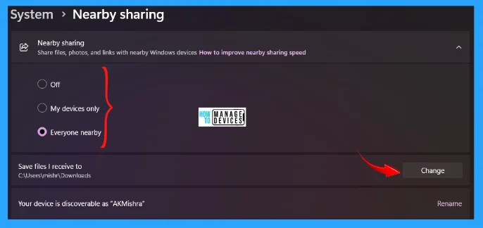 HTMD Newsletter from 17th to 21st July 2023 22 Share Files using Nearby Sharing in Windows 11 17th to 21st July 2023 Fig. 18