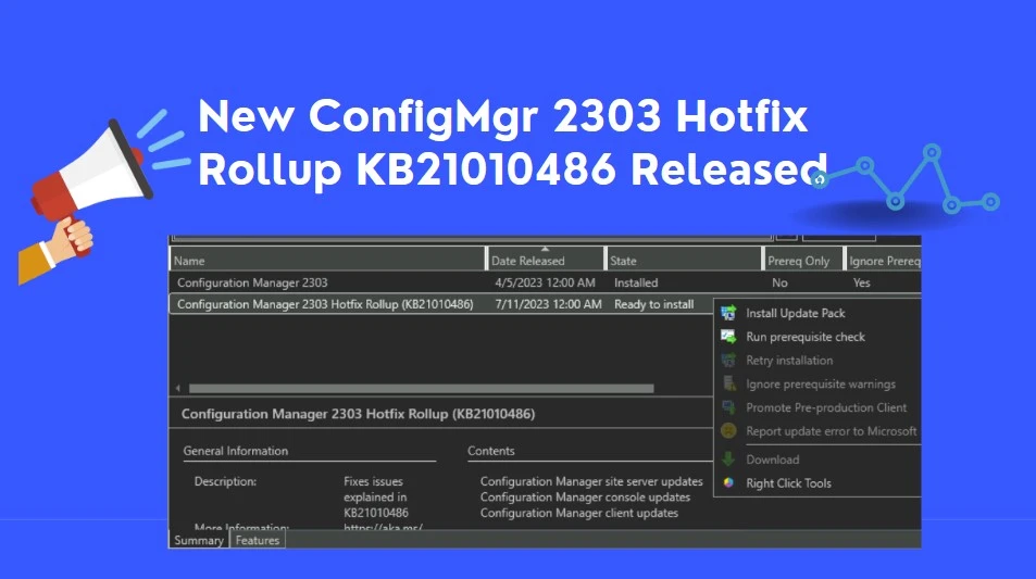 Latest Fixes for SCCM 2303 KB24719670 Hotfix Update Rollup Known Issue Fig.2