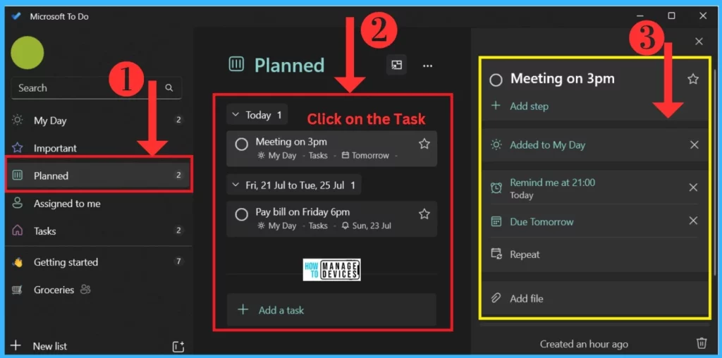Detailed Overview of Microsoft To Do Application - Fig. 6
