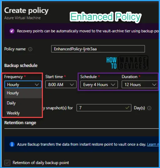 What is Azure Backup Center Fig. 8