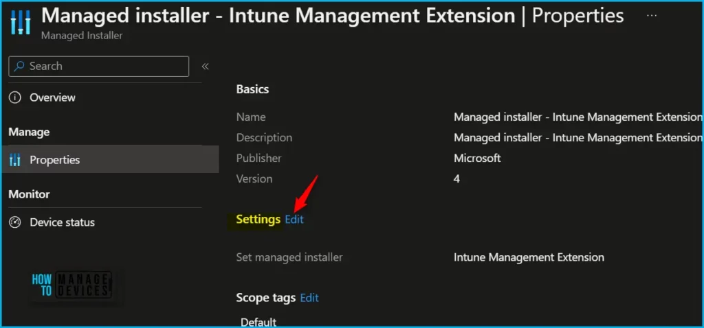 Remove Intune Management Extension as Managed Installer Fig.2