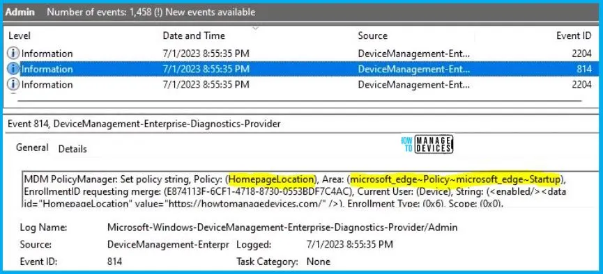 Setting Up MS Edge Homepage Using Intune Fig.10