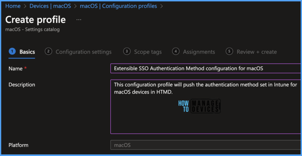 Configure Extensible Single Sign-On for macOS Devices Fig. 2