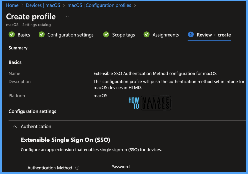 Configure Extensible Single Sign-On for macOS Devices Fig. 7