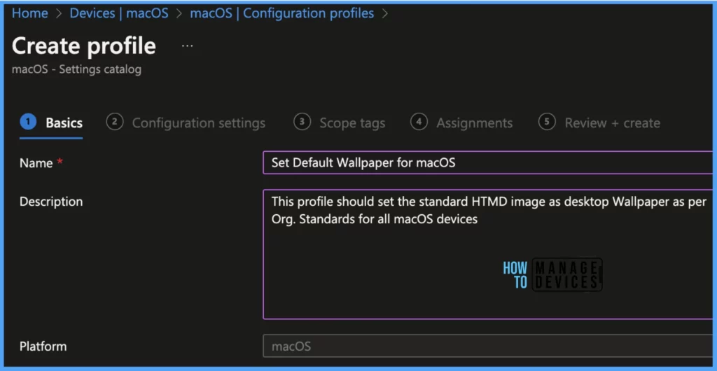 How to Set Wallpaper in macOS using Intune - Fig. 12