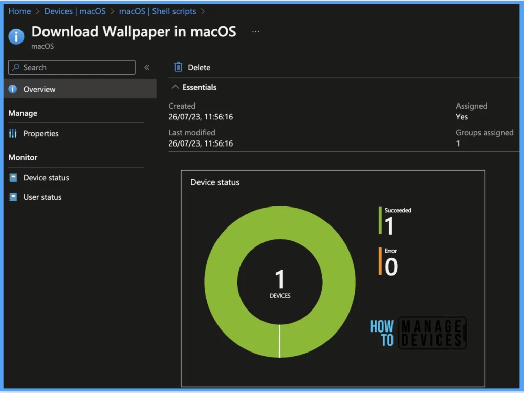 How to Set Wallpaper in macOS using Intune - Fig. 8
