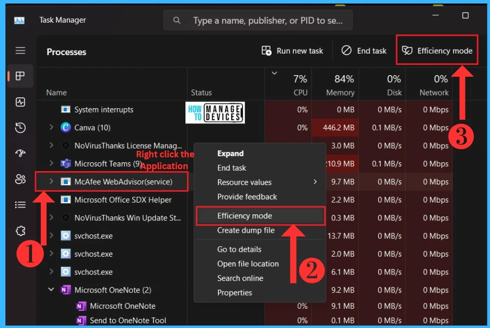 HTMD Newsletter from 10th to 14th July 2023 2 Improve Windows PC Performance by using New Efficiency Mode 10th to 14th July 2023 Fig. 2