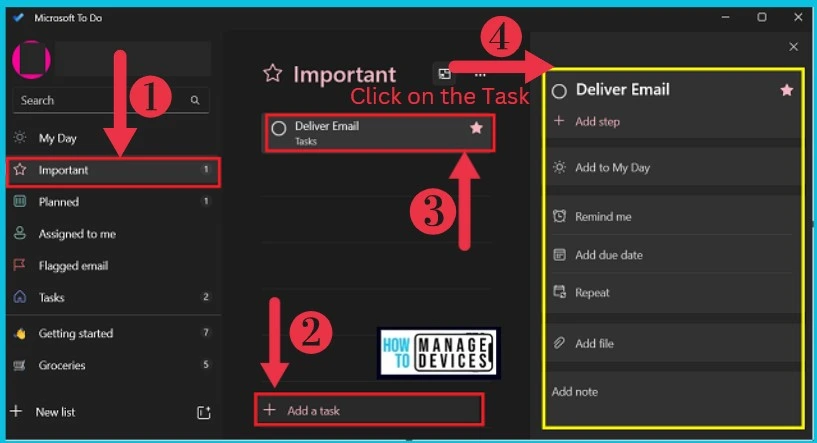 Detailed Overview of Microsoft To Do Application - Fig. 5
