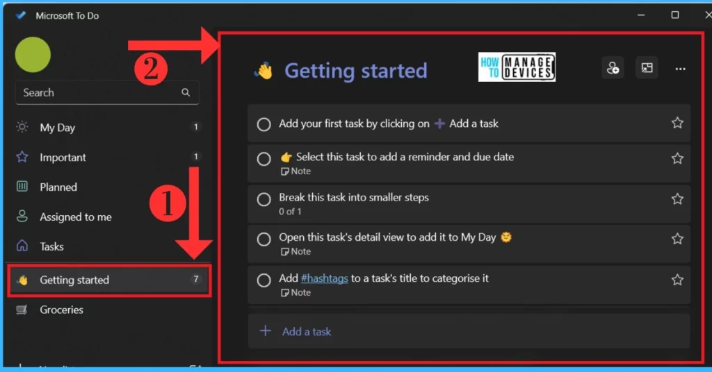 Detailed Overview of Microsoft To Do Application - Fig. 9