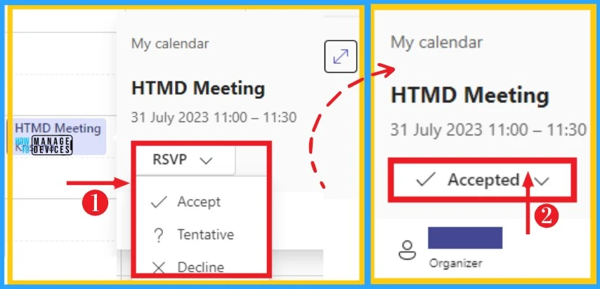 HTMD Newsletter from 31st July to 4th August 2023 4 Create Offline Meetings in Microsoft Teams 31st July to 4th August 2023 Fig. 3