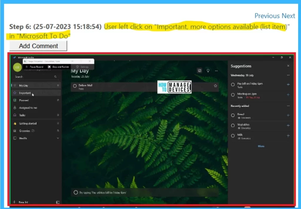 Detailed Overview of Windows Steps Recorder Application - Fig. 9