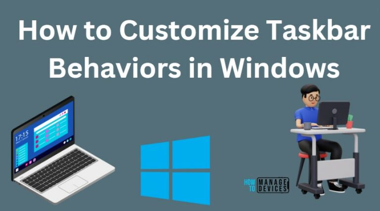 How to Customize Taskbar Behaviors in Windows 13 How to Customize Taskbar Behaviors in Windows 1