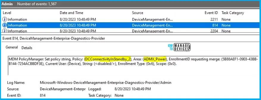 Allow Network Connectivity During Connected-Standby Policy Using Intune Fig.10