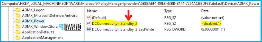 Allow Network Connectivity During Connected-Standby Policy Using Intune Fig.11