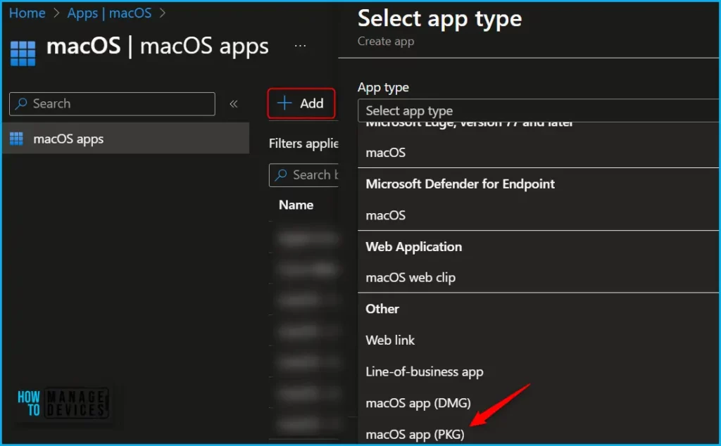 Deploy Unmanaged macOS App using Intune Fig.2