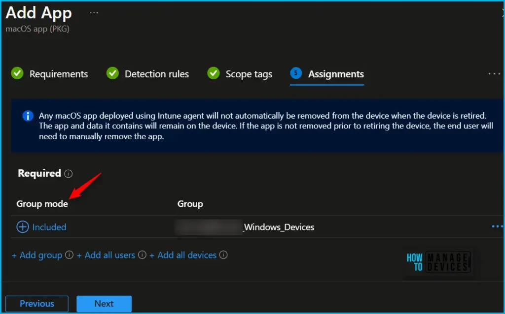 Deploy Unmanaged macOS App using Intune Fig.7