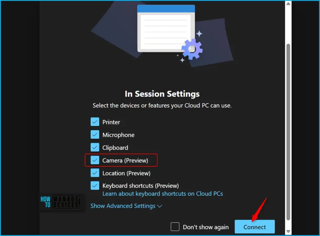 Allow Camera Access on Windows 365 Cloud PC Fig.2