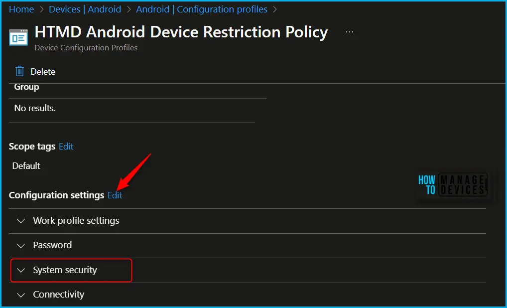 Block Android App Installation from Unknown Sources using Intune Fig.2