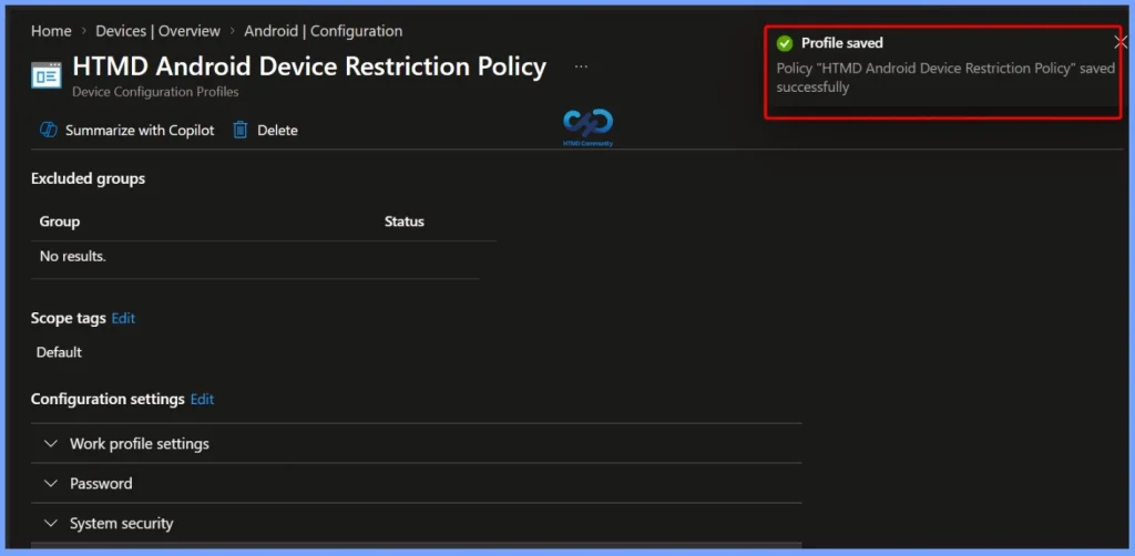 Block Android App Installation from Unknown Sources using Intune 9 Block Android App Installation from Unknown Sources using Intune - Fig.8