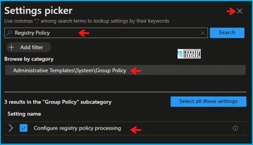 Configure Registry Processing Policy Using Intune Fig.5