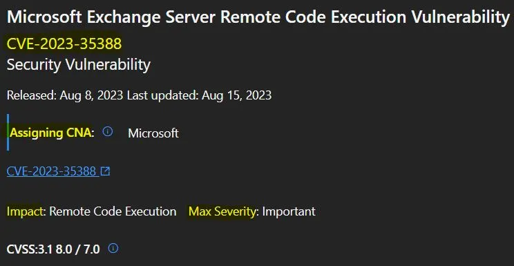 Fixes for 6 Exchange Server Vulnerabilities Released in August - fig.10 - Creds to MS