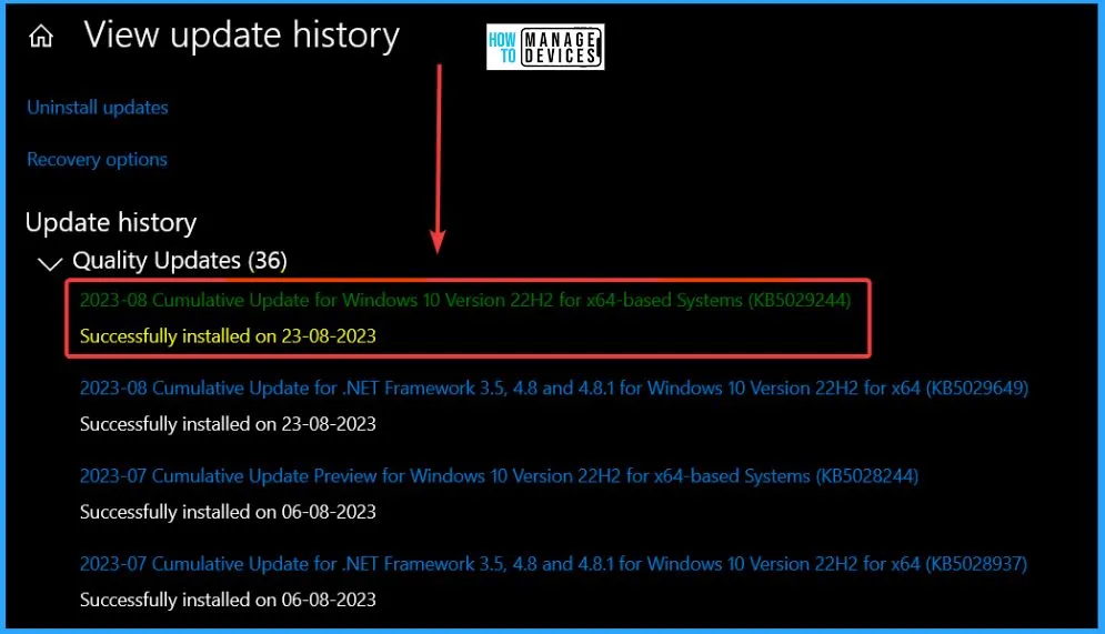 ClickOnce App Installation Prompts and Windows 10 Update KB5028244 | Issues and Solutions - Fig. 5