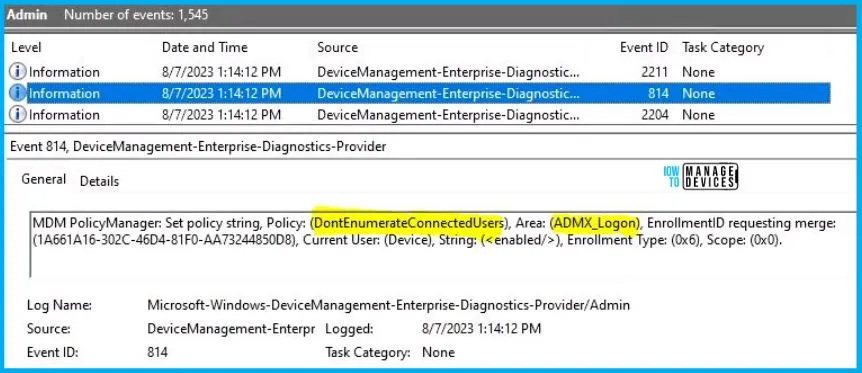 Don't Enumerate Connected Users on Domain-joined Computers Policy Using Intune Fig.9