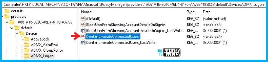 Don't Enumerate Connected Users on Domain-joined Computers Policy Using Intune Fig.10