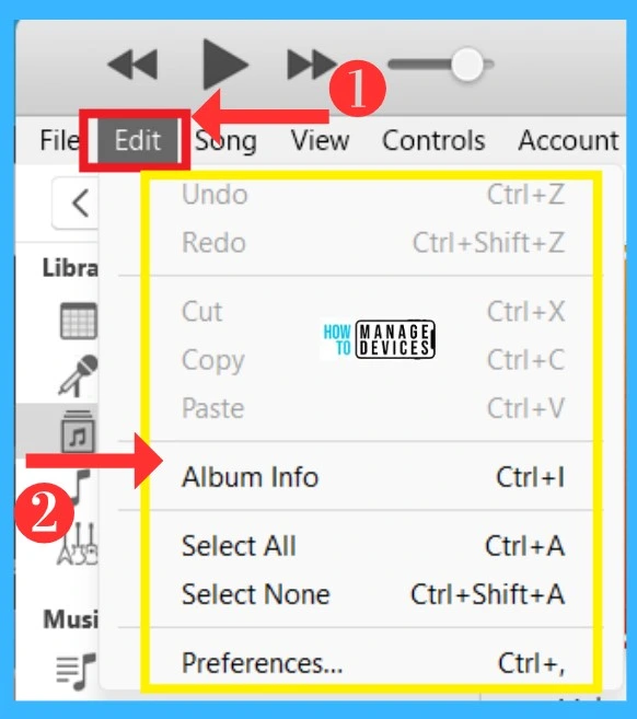 How to Install and Use Apple iTunes | Overview – fig. 8