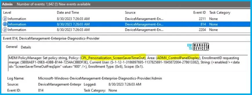 Best Guide to Enable Screen Saver Timeout Policy using Intune Fig. 11