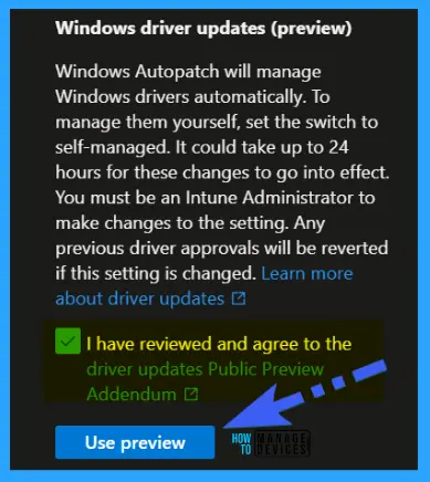 Enable Windows Autopatch Driver and Firmware Management Automation Fig. 2