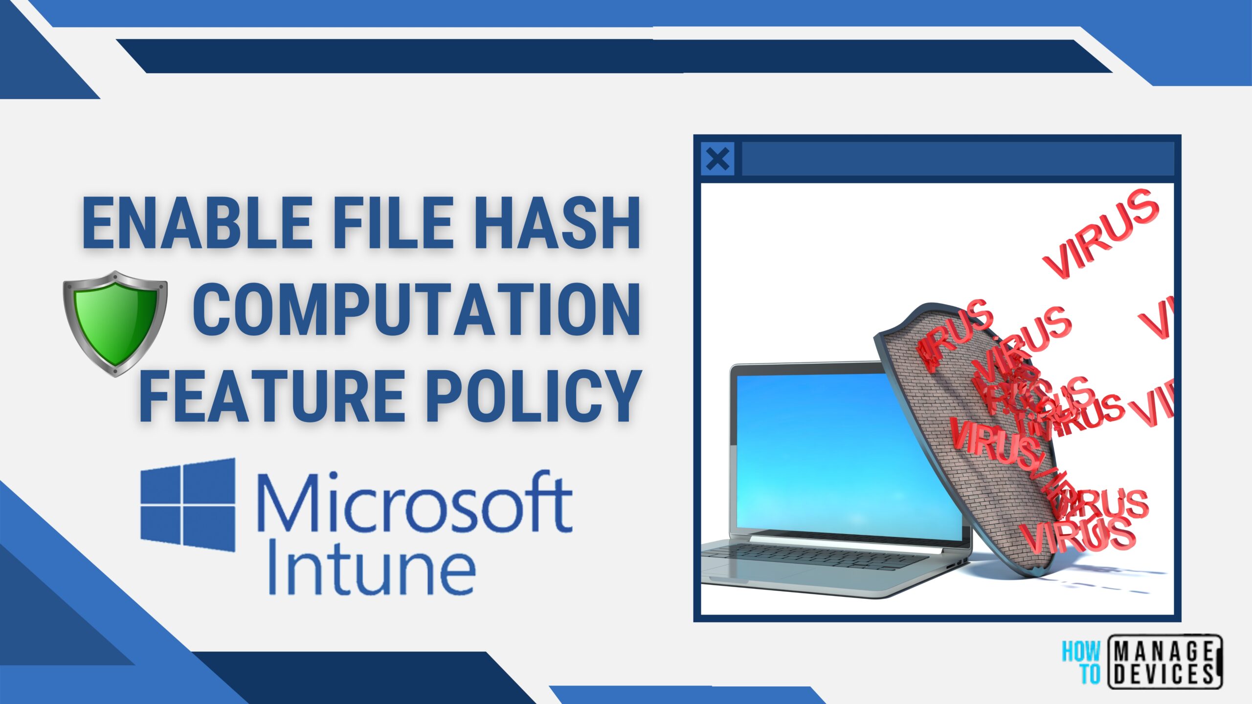 Enable File Hash Computation Feature Policy Using Intune