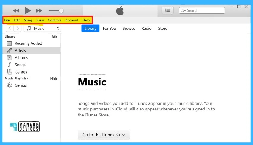 How to Install and Use Apple iTunes | Overview – fig.6