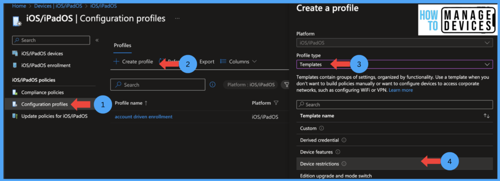 How to Block OS Updates on iOS Devices Using Intune Fig: 1