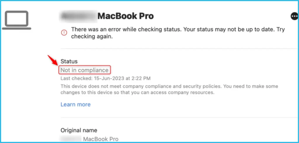 HTMD Newsletter from 28th August to 1st September 2023 10 Manually Sync macOS Device with Intune 28th August to 1st September 2023 Fig. 9