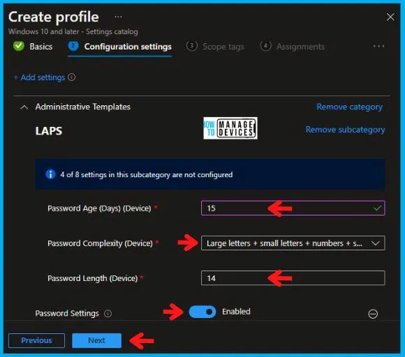 HTMD Newsletter from 31st July to 4th August 2023 26 Implement Password Complexity Policy using Intune 31st July to 4th August 2023 Fig. 20